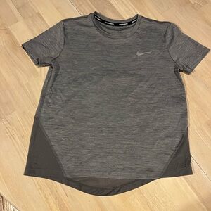 Gray Nike Dri-Fit Breathable Running Shirt